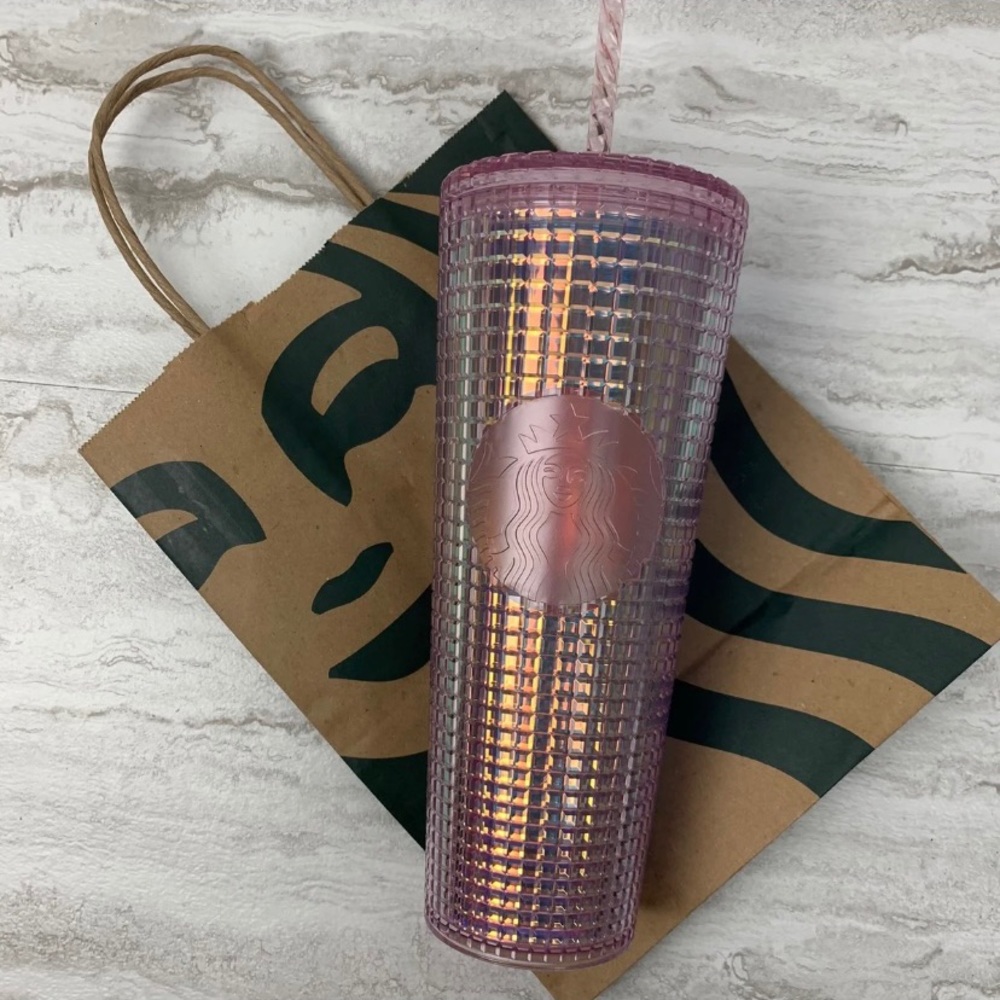 Pink Starbucks tumbler 2020 holiday collection